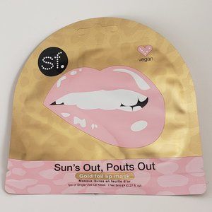 Sun's Out, Pouts Out Gold Foil lip mask